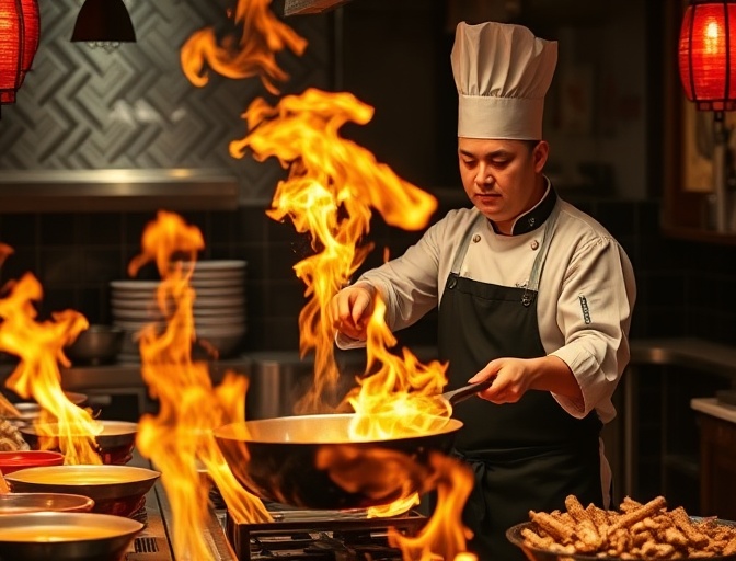 Chef Cooking